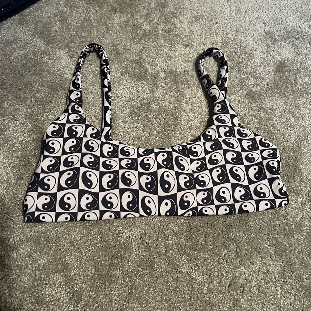 Skatie Bathing Suit Top Yin Yang - Size Medium